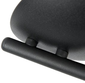 Moderné bodové svetlo zakrivené čierne 4-svetlo - Jeany