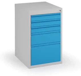 Podstavný dielenský box na náradie KOVONA, 5 zásuviek, 800 x 480 x 610 mm