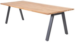 Ambassador Aprilla stolová súprava 1+6 antracit