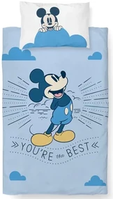 Obliečky do postieľky Mickey Mouse si Najlepší 100x135/40x60 cm