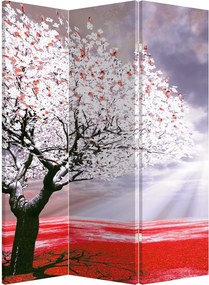 Paraván - Červený strom (126x170 cm)