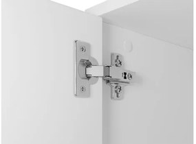 Vysoká komoda Mijano Gold MK104, Farby:: biela