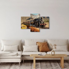 Obraz - Parná lokomotíva (90x60 cm)