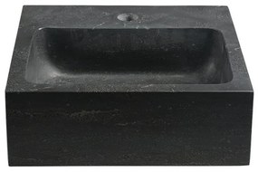 Sapho - Závesné umývadlo BLOK 30x30 cm antracit