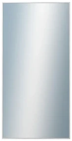 DANTIK - Zrkadlo v rámu, rozmer s rámom 50x100 cm z lišty Hliník strieborná lesk (7001003)