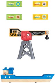 Nákladná loď a žeriav