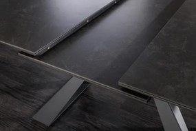 Rozkladací jedálenský stôl 40648 180/230 x 90cm Anthracite Ceramik  - Komfort-nábytok