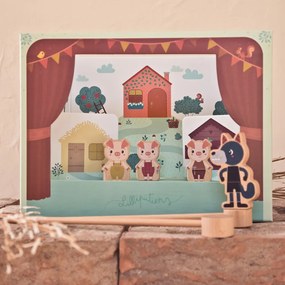 Lilliputiens - magnetické divadlo - Tri prasiatka