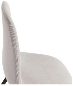 Krémovobiele čalúnené jedálenské stoličky v súprave 4 ks Minka – Marckeric