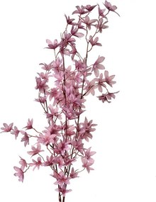 Dekorácia umelá kvetina s fialkovými kvetmi - 15*7*112 cm