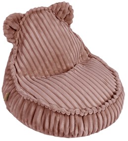 MeowBaby® Churros Kids sedací vak s uškami, Ruby Chocolate Pink