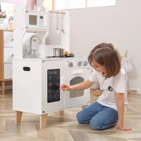 Detská kuchynka s tabuľou Viga 44081 PolarB biela