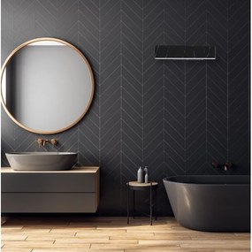 LED Nástenné svietidlo PIERCE LED/12W/230V 30 cm čierna