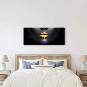 Obraz - Pery ženy (120x50 cm)