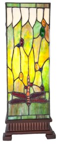 Lampa Tiffany stolová 18*45 MULTICOLOUR GREEN PRISM
