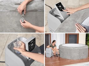 Bestway Nafukovacia Bestway Vírivka Lay-Z-Spa Zurich Jacuzzi