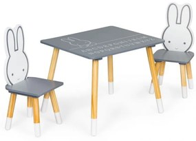 Eco Toys Detský stôl so stoličkami, Bunny