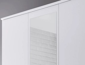 Šatníková skriňa Karl, biela