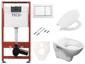 Cenovo zvýhodnený závesný WC set TECE do ľahkých stien / predstenová montáž + WC S-Line S-line Pro SIKOTSR0