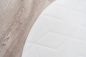 Koberec RABBIT 3D biely kruh