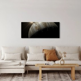 Obraz planéty vo vesmíre (120x50 cm)