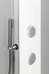 Polysan Polysan, SPIRIT ROUND sprchový panel s termostat. batériou 250x1550mm, nástenný, biela, 71151