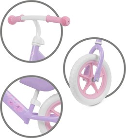 Detský balančný bicykel Kidwell REBEL, 12" EVA kolesá, ľahký 2,64 kg