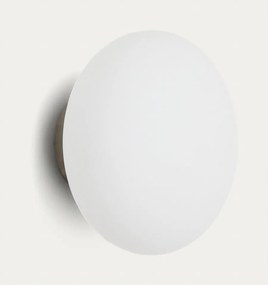 Biele/čierne nástenné svietidlo ø 15 cm Bamila – Kave Home