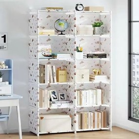 Detský DIY regál s motívom medvedíkov 6 políc