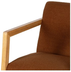 Hnedé hojdacie kreslo – Ixia