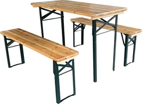 ST Pivný set Mini3 1x stôl 117x56x76,5 cm, 2x lavica 17x25x46,5 cm