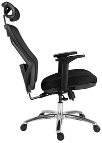 Kancelárska ergonomická stolička Neoseat VIBE — čierna, nosnosť 150 kg