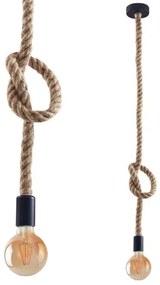 LED Luster na lanku ROPE 1xE27/8W/230V