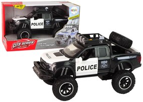 LEAN TOYS Policajné terénne vozidlo Raptor - čierne