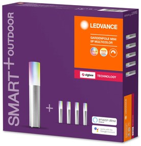 LEDVANCE Záhradné múdre zapichovacie osvetlenie SMART ZIGBEE GARDENPOLE MINI, 4,2 W, teplá-studená biela, RGB