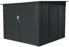 Prístrešok pre 4 bicykle BestBerg CS-4A / 4,2 m² / 204 x 206 x 163 cm / sivá