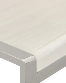 Konzolový stolík Chianti marble ivory white 120 x 40 x 80 cm