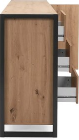 Široká komoda Denver, dub artisan/antracit