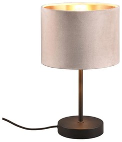 Čierno-béžová stolová lampa (výška 33 cm) Julieta – Trio