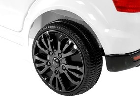 LEAN CARS Elektrické autíčko HL1638 s diaľkovým ovládaním, MP3 a LED svetlom biele