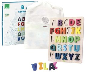 Vilac Vkladacie puzzle abeceda