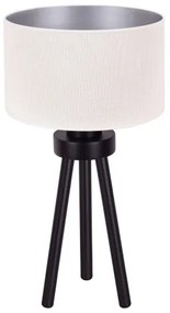 Duolla - Stolná lampa LYON 1xE27/15W/230V pr. 30 cm krémová
