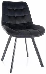 Sametová jídelní židle Monti - výber z 4 prevedení