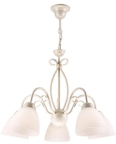 Luster na reťazi ADELLE 5xE27/60W/230V