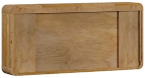 furniture-nabytek.cz - Masívna zostava kúpeľňového nábytku Dingle III z recyklovanej borovice a MDF, lakovaná, prírodná a šedá