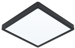 Nástenné svetlo Eglo Fueva 28,5x3 cm plast čierna 99271