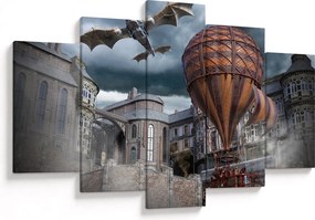 Obraz - Surrealistická krajina (150x105 cm)