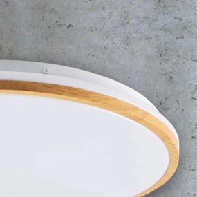LED Stropné svietidlo WOODY LED/15W/230V pr. 28 cm
