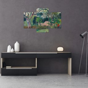 Obraz - Paul Gauguin, Te raau rahi (The Big Tree), reprodukcia (90x60 cm)