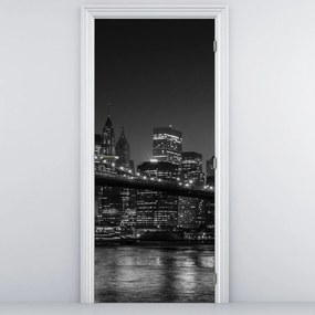 Fototapeta na dvere - Brooklynský most v New Yorku (95x205cm)